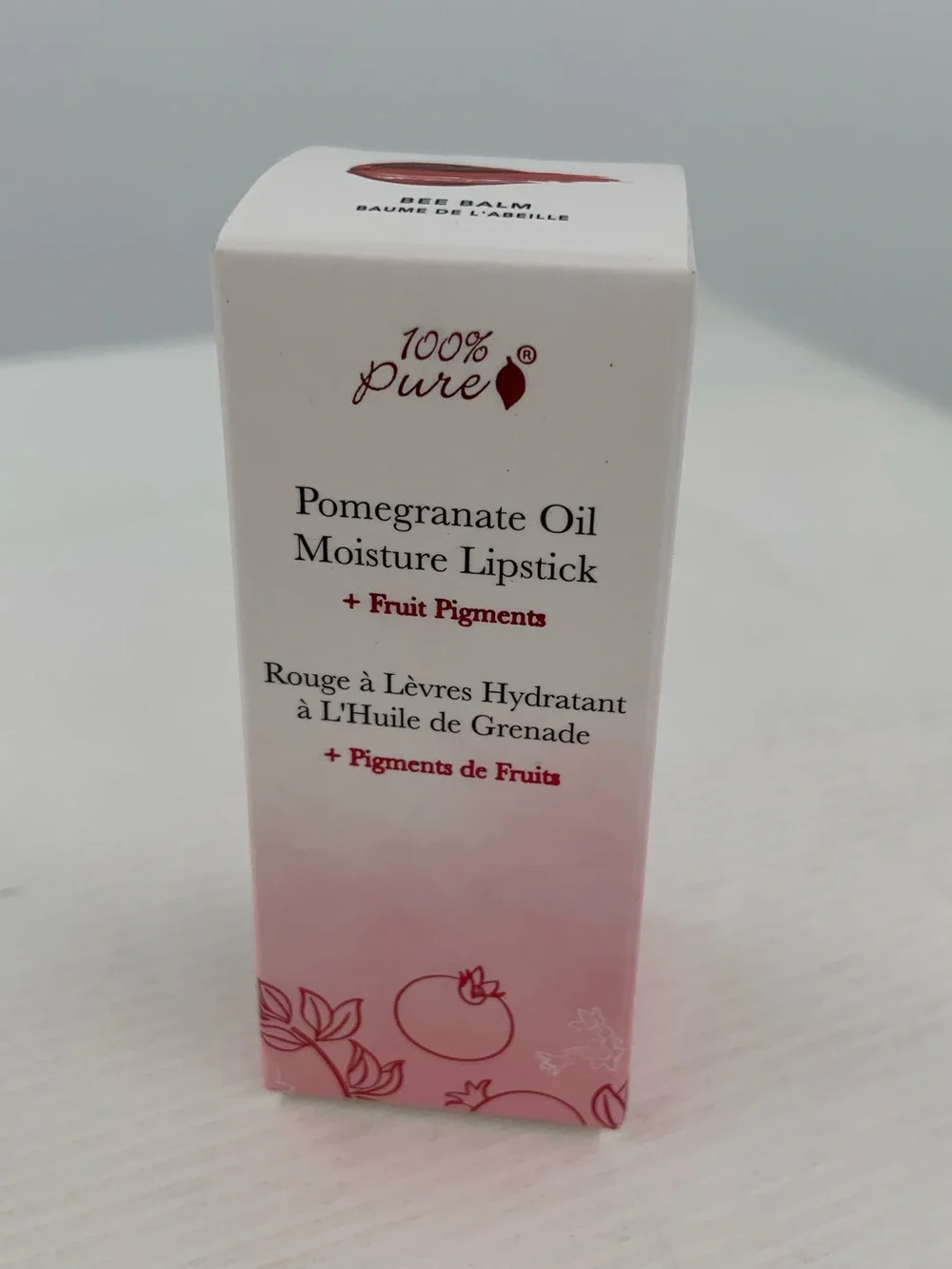NWT NIB Fruit Pigmented® Pomegranate Oil Moisturizing Lipstick